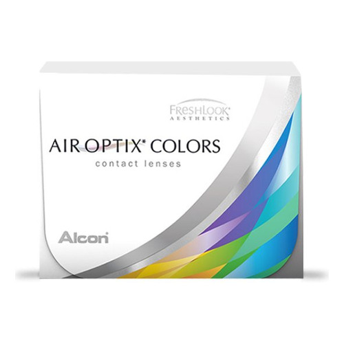 Lentes De Contacto Air Optix Colors Sin Graduación Color Azul