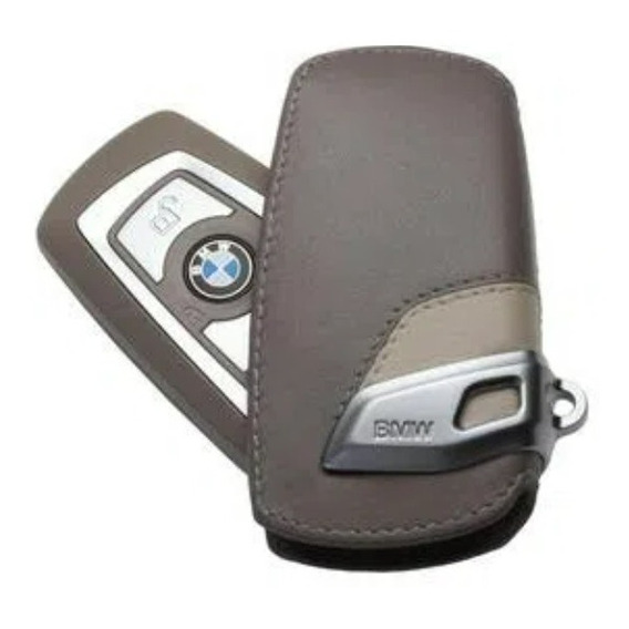 Llavero Estuche Original Bmw Beige