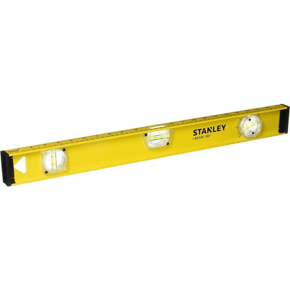 Nivel De Aluminio 60cm Stanley 42-324 I Beam 180º Goniometro