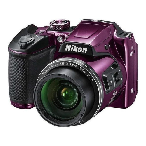  Nikon Coolpix B B500 compacta avanzada color  púrpura