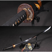 Katana Forjada Aço T10 Espada Samurai Com Fio Tradicional