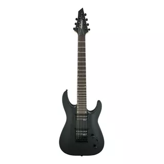 Guitarra Elétrica Jackson Js Series Js22-7 Dka Ht Dinky De  Choupo Satin Black Satin Com Diapasão De Amaranto