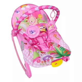 Cadeira De Descanço Vibratória Para Bebe Rosa - Color Baby