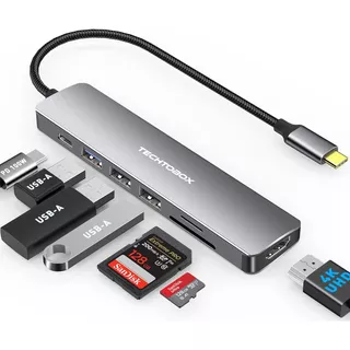 Adaptador Usb C A Hdmi, Convertidor Multipuerto Tipo 4k