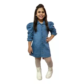 Vestido Camisa Chemise Infantil Juvenil Mini Diva Lançamento