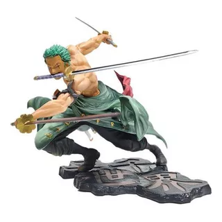Action Figure Roronoa Zoro Estátua Espadas One Piece Boneco
