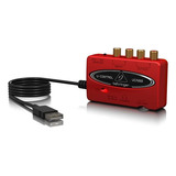Uca222 Interfaz Audio Digital Behringer U-control Rojo