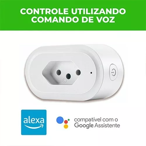 Tomada Inteligente Wifi Usb Dupla 3 Pinos Smart Novadigital Alexa Tuya  Smart Life 110V 220V Branca