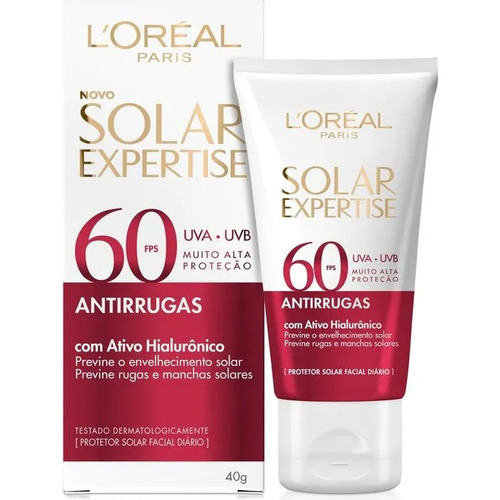 Protector Solar Facial Solar Expertise Antirrugas Fps60 40g