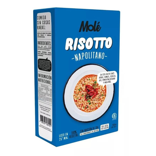 Risotto Napolitano Molé - 100% Vegetal - X 200gr