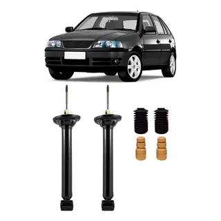 02 Amortecedores Traseiros Gol G3 G4 2005 2006 2007 + Kit