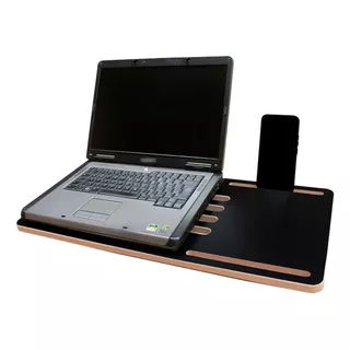 Bandeja De Colo Base Ergonômica Para Notebook E Celular