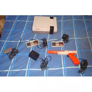 Nintendo Consola Con Cables Y Pistola 