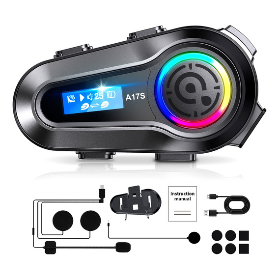 Intercomunicador Casco Audifonos Bluetooth Para Casco Ip67