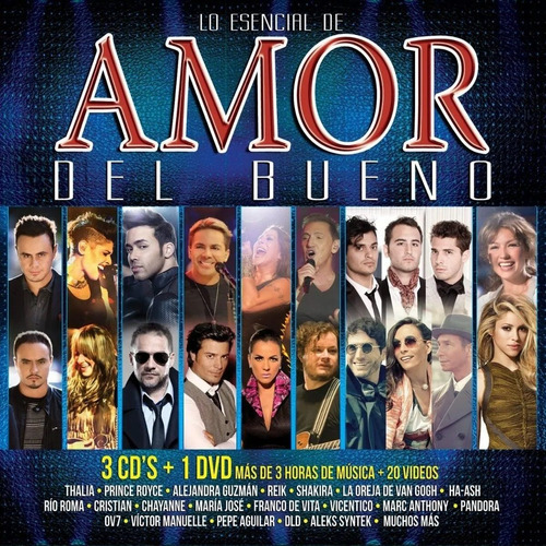 Lo Esencial De Amor Del Bueno Vol 6 | 3cds + Dvd Música