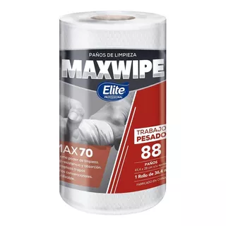 Paños Elite Maxwipe Rollo 88 Paños X 6  - Ip2124