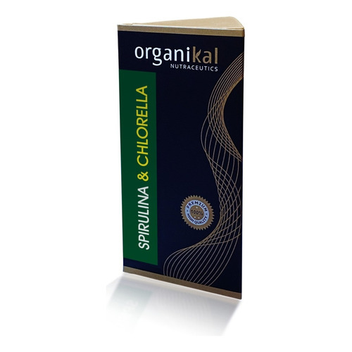 Spirulina + Chlorella X 500mg X 60c Organikal