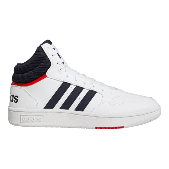 Tenis adidas Hombre Caballero Blanco Casual Hoops 3.0 Mid