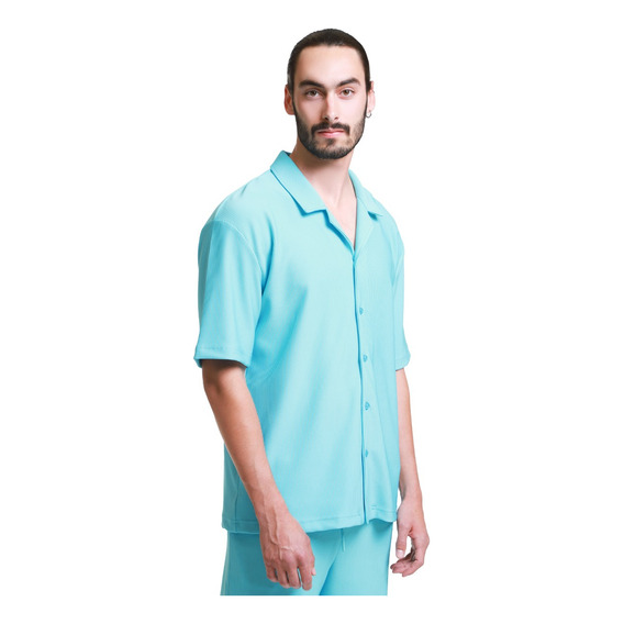 Camisa Manga Corta Lob Ccck0700 Hombre