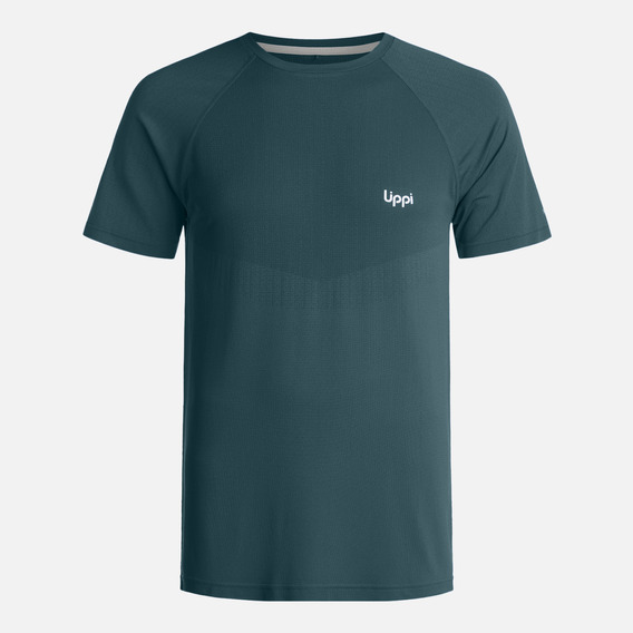 Polera Hombre Essential Sport T-shirt Verde Bosque Lippi