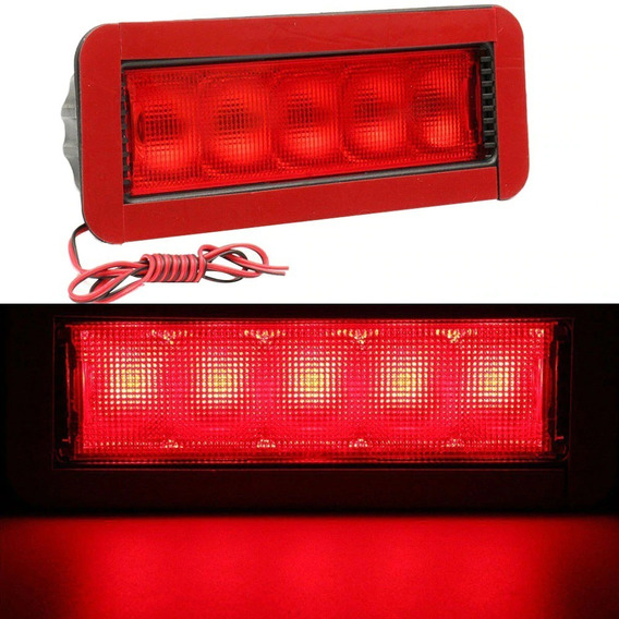 Tercera Luz De Freno 5 Led Auto Camioneta Furgon 17 X 6,5