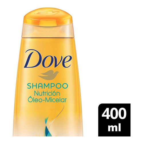 Shampoo Dove Nutricion Micelar 400ml Botella