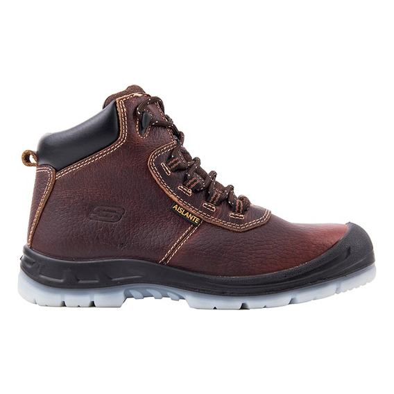 Zapato Seguridad Skechers Hummer High Cafe, Botin Hombre