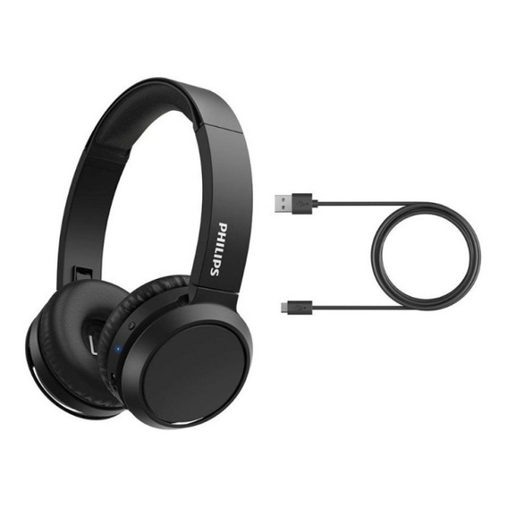 Audifono Philips Over-ear Bluetooth, Tah4205bk; Electrotom Color Negro