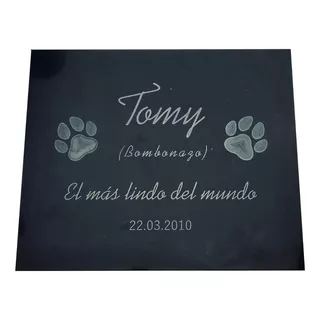 Placa Grabada Mascotas, Diseños Personalizados. 30x15cm.