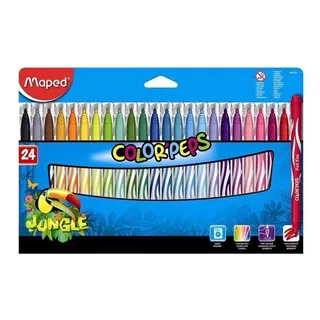 Marcadores Maped Colorpeps Jungle X24