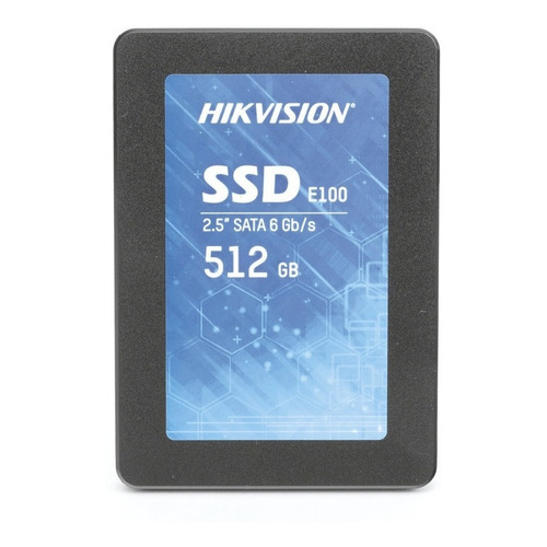 Disco sólido SSD interno Hikvision E100 Series HS-SSD-E100/512G 512GB negro