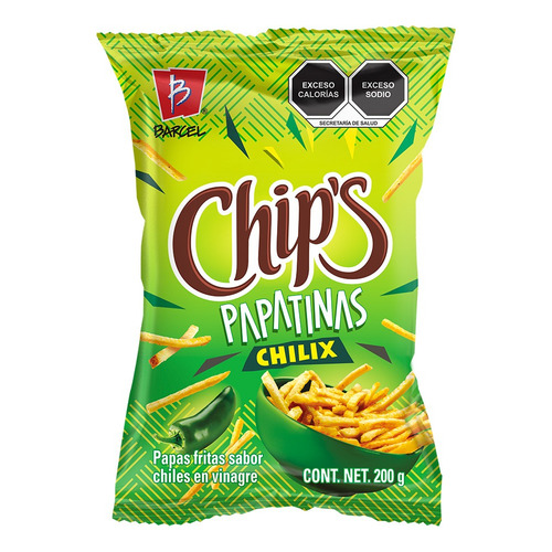 3 Pack Papas Fritas Papatinas Chips Barcel 200