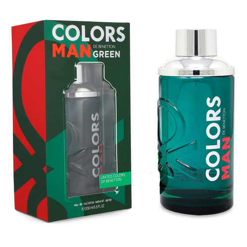 Colors Man Green 200 Ml Edt Spray De Benetton