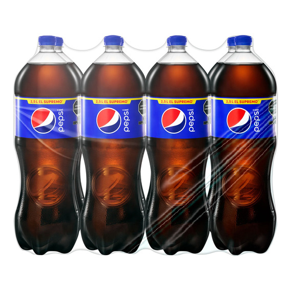 Refrescos De Cola Pepsi Regular De 2.5 L C/u X8 Unds
