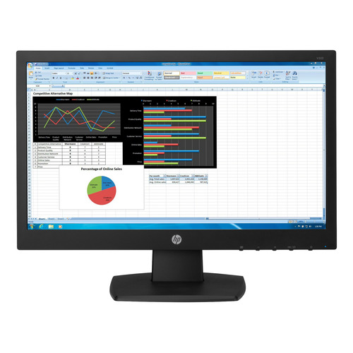 Monitor HP V22 TN 21.5" negro 100V/240V