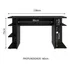 Mesa Para Computador Gamer Escrivaninha XC94098N Madesa Preto