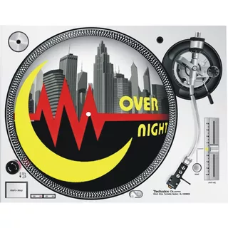 Par De Feltros Over Night  Macios P/  Toca Discos Slip Mat T