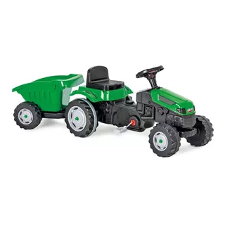Vehículo A Pedal Tractor Rally Wheels Tractor 07-316 Color Verde