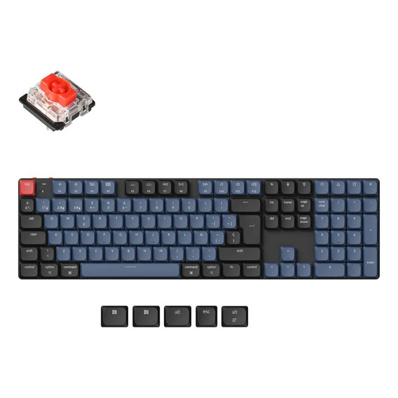 Teclado Keychron K5 Pro Iso Qmk Wireless Personalizable