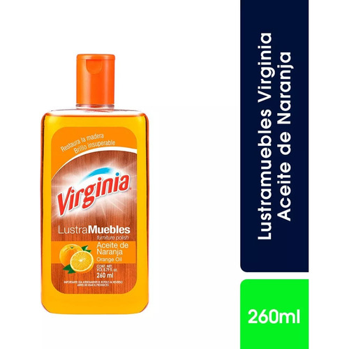 Lustramuebles Aceite De Naranja Virginia 260ml