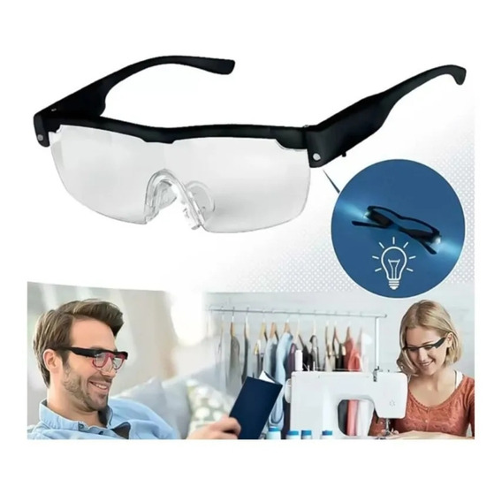 Gafas De Aumento Big Vision Migthy Sight Lupa Luz Led