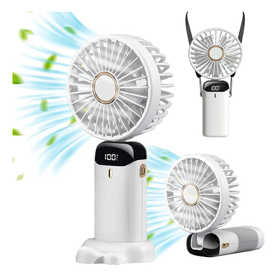 5000mah Mini Fan Usb Ventilador De Mano Portatil Pequeño