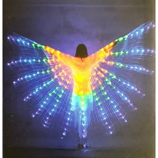 Alas Led Danza Arabe Wings Bellydance Odalisca-niñas-capa 