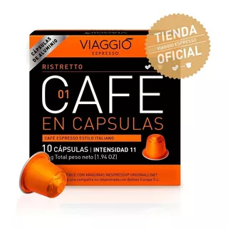 Café Cápsula Aluminio Viaggio Ristretto X10u