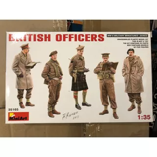 Militaria British Officers Miniart 35165