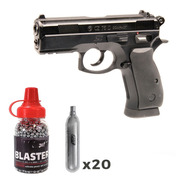Pistola Asg Cz75 Comp + Balines 4.5mm + Co2 (combo 3 Diana)
