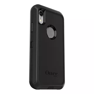 Carcasa Otterbox Defender Para iPhone XR - Color Negro - Antigolpe