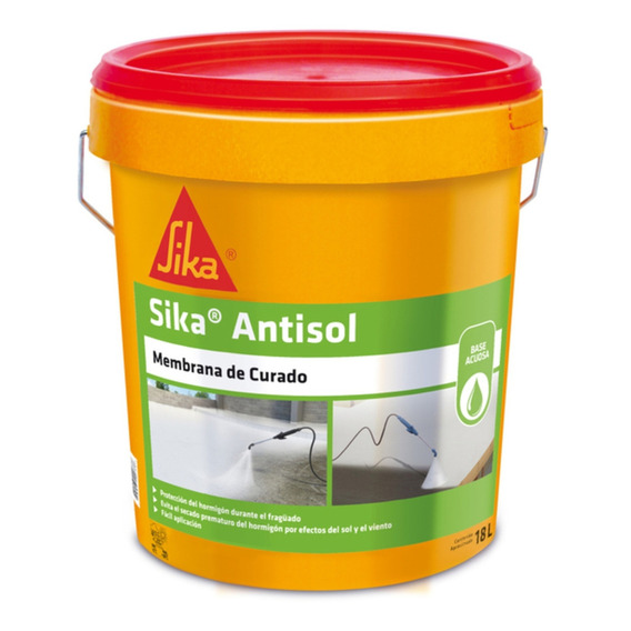 Antisol Sika Tineta 18 Litros Membrana De Curado (1420241)