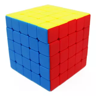 Cubo Mágico Profissional 5x5x5 - Rápido Anti Estresse Cor Da Estrutura Colorido