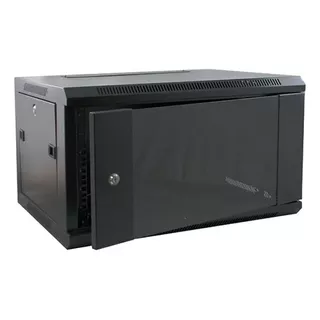 Gabinete 6u Rack Cerrado Con Puerta De Vidrio